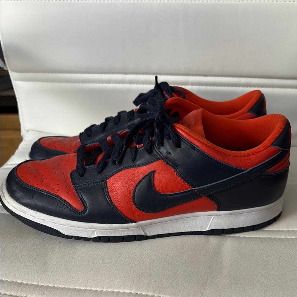 Nike Red and Blue Sneakers Classic Design